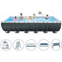 Piscine Hors-Sol Intex 26368 Ex 26362 Ultra Grand Xtr Premium Rectangulaire 732x366x132 -Piscine Soldes Boutique 10005445 4