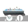 Kit Piscine Tubulaire Intex Ultra XTR Frame Rectangulaire 7,32 X 3,66 X 1,32 M + Kit De Traitement Au Chlore + Douche Solaire - Gris -Piscine Soldes Boutique 11092090 1