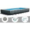 Piscine Tubulaire Intex Ultra XTR Frame Rectangulaire 9,75 X 4,88 X 1,32 M + Zéolite + Traitement Au Chlore + Kit D'entretien - Gris 2 Piscine Tubulaire Intex Ultra XTR Frame Rectangulaire 9,75 X 4,88 X 1,32 M + Zéolite + Traitement Au Chlore + Kit D'entretien - Gris -Piscine Soldes Boutique 11092109 1