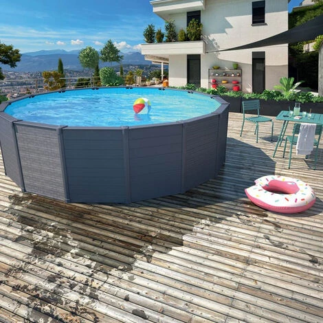 INTEX Piscine Avec Panneau En Graphite 26384 Ex 28382 478x124 Cm Ronde 4 INTEX Piscine Avec Panneau En Graphite 26384 Ex 28382 478x124 Cm Ronde – Image 2