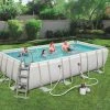Piscine Tubulaire Bestway 5,49m X 2,74m X 1,22m Filtre Sable
