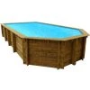 HABITAT ET JARDIN Piscine Bois " Santiago " - 8.38 X 4.57 X 1.45 M