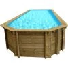 HABITAT ET JARDIN Piscine Bois En Kit " Lima " - 11.03 X 3.70 X 1.44 M