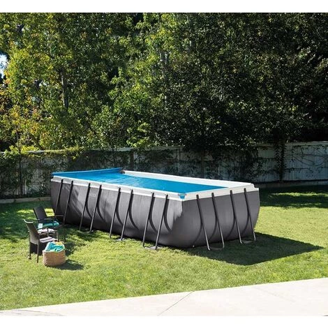 Piscine Tubulaire Intex Ultra XTR 5,49 X 2,74 X 1,32 M - Gris 4 Piscine Tubulaire Intex Ultra XTR 5,49 X 2,74 X 1,32 M - Gris – Image 2
