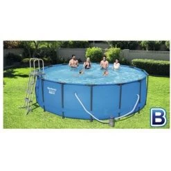 BESTWAY Piscine Tubulaire Ronde Grise Steel Pro Max Ø3.66 X H.1.22 M 8 BESTWAY Piscine Tubulaire Ronde Grise Steel Pro Max Ø3.66 X H.1.22 M -Piscine Soldes Boutique 11656119 2