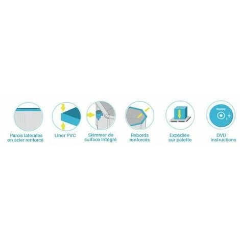 BESTWAY Piscine Tubulaire Ronde Hydrium Ø3.00 X H.1.20 M 4 BESTWAY Piscine Tubulaire Ronde Hydrium Ø3.00 X H.1.20 M – Image 2