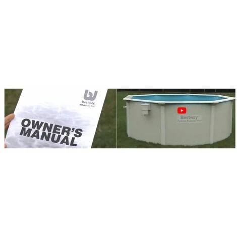 BESTWAY Piscine Tubulaire Ronde Hydrium Ø3.00 X H.1.20 M 6 BESTWAY Piscine Tubulaire Ronde Hydrium Ø3.00 X H.1.20 M – Image 4