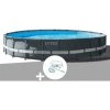Kit Piscine Tubulaire Intex Ultra XTR Frame Ronde 7,32 X 1,32 M + Kit D'entretien - Gris -Piscine Soldes Boutique 11673299 1