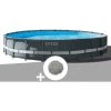 Kit Piscine Tubulaire Intex Ultra XTR Frame Ronde 6,10 X 1,22 M + 20 Kg De Zéolite - Gris -Piscine Soldes Boutique 11740710 1