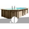 Kit Piscine Bois Gré Safran 6,20 X 3,95 X 1,36 M + Douche -Piscine Soldes Boutique 11865785 1