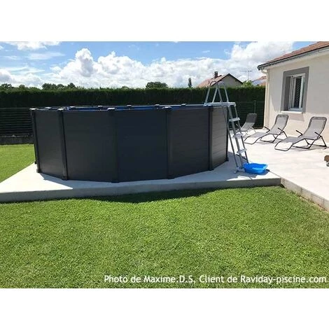 Piscine Tubulaire Ronde Intex Graphite 4,78 X 1,24 M 4 Piscine Tubulaire Ronde Intex Graphite 4,78 X 1,24 M – Image 2