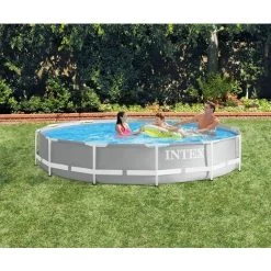 Piscine Tubulaire Ronde Intex Prism Frame 3,66 X 0,76 M - Gris -Piscine Soldes Boutique 12459248 3