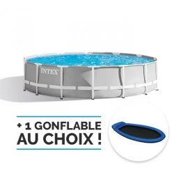 Piscine Tubulaire Ronde Intex Prism Frame 4,27 X 1,07 M - Gris -Piscine Soldes Boutique 12459251 4