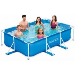 SUMMERWAVES Piscine Tubulaire Rectangulaire 3 X 2M H : 0.75m Summer Waves -Piscine Soldes Boutique 13400612 5