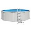 TRIGANO Piscine Hors Sol Acier Ronde Ø 4,55 X 1,20 M Blanche SAPHIR -Piscine Soldes Boutique 13456998 1