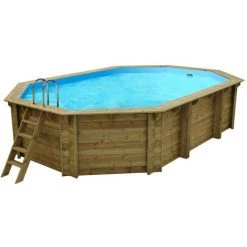 HABITAT ET JARDIN Piscine Bois " Baléares " - 6.50 X 4.40 X 1.31 M -Piscine Soldes Boutique 148933 3
