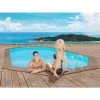 HABITAT ET JARDIN Piscine Bois " Rio " - 5.60 X 3.70 X 1.24 M -Piscine Soldes Boutique 149002 1