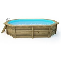 HABITAT ET JARDIN Piscine Bois " Rio " - 5.60 X 3.70 X 1.24 M 7 HABITAT ET JARDIN Piscine Bois " Rio " - 5.60 X 3.70 X 1.24 M -Piscine Soldes Boutique 149002 3