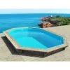 HABITAT ET JARDIN Piscine Bois " Cancun " - 6.53 X 4.41 X 1.45 M -Piscine Soldes Boutique 150202 1