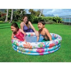 INTEX 59431NP POISSONS PISCINETTE PVC MULTICOLORE 132 X 132 X 28 CM -Piscine Soldes Boutique 15735734 4