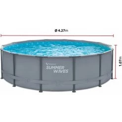 HABITAT ET JARDIN Piscine Tubulaire FLIPO 1 - Ø 4.27 X 1.07 M -Piscine Soldes Boutique 1635188 3
