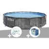 Kit Piscine Tubulaire Intex Baltik Ronde 5,49 X 1,22 M + Kit D'entretien + Bâche à Bulles - Gris 2 Kit Piscine Tubulaire Intex Baltik Ronde 5,49 X 1,22 M + Kit D'entretien + Bâche à Bulles - Gris -Piscine Soldes Boutique 16931011 1