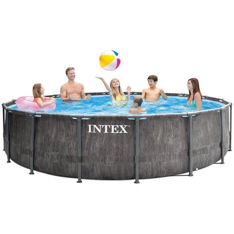Piscine Tubulaire Baltik Ronde 4,57 X 1,22 M - Intex 3 Piscine Tubulaire Baltik Ronde 4,57 X 1,22 M - Intex