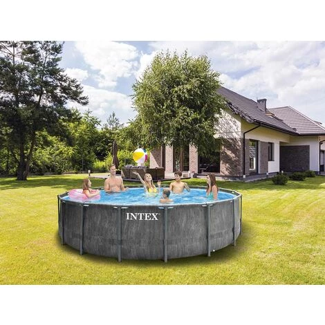 Piscine Tubulaire Baltik Ronde 4,57 X 1,22 M - Intex 4 Piscine Tubulaire Baltik Ronde 4,57 X 1,22 M - Intex – Image 2