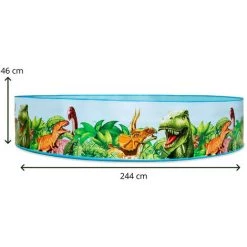Piscine Gonflable Pour Enfants Bestway Dinosaures 244x46 Cm Forme Ronde PVC -Piscine Soldes Boutique 17855300 4