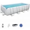 Piscine Hors-sol Tubulaire Bestway Power Steel 488x244x122 Cm Filtre à Sable De 3.028 Litres/heure