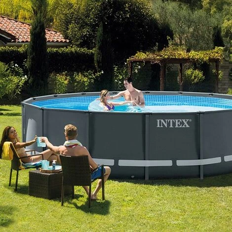 Piscine Tubulaire Ultra Frame XTR - Ronde - Ø 4,27 M X 1,22 M De Intex 7 Piscine Tubulaire Ultra Frame XTR - Ronde - Ø 4,27 M X 1,22 M De Intex – Image 5