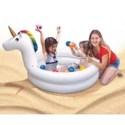 JET_LAG Piscinette Gonflable Licorne 130 Cm Blanc - Blanc 7 JET_LAG Piscinette Gonflable Licorne 130 Cm Blanc - Blanc -Piscine Soldes Boutique 18181843 3