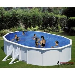 SAN MARCO Remplacement Piscine Hors Sol Ovale Atlantide 500 X 300 Cm Kit Base