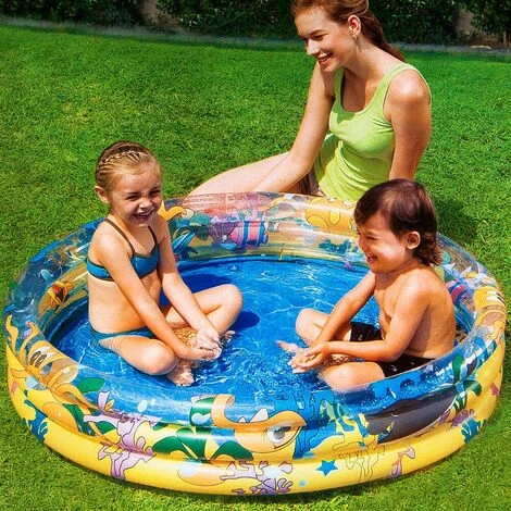Bestway - Piscine Gonflable Ronde Pour Enfant Ocean Life, Diamètre 122 Cm, Hauteur 25 Cm 3 Bestway - Piscine Gonflable Ronde Pour Enfant Ocean Life, Diamètre 122 Cm, Hauteur 25 Cm