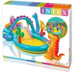 Aire De Jeux Aquatique Avec Toboggan Dinoland Intex -Piscine Soldes Boutique 18503896 4