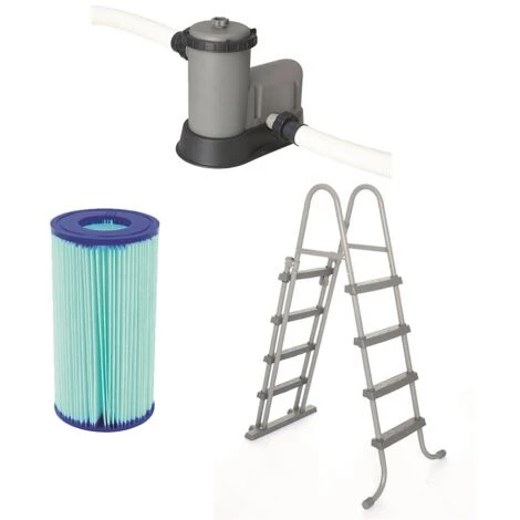 BESTWAY Piscine Tubulaire Hors Sol Power Steel Swim Vista Ronde 488 Cm - Brown 4 BESTWAY Piscine Tubulaire Hors Sol Power Steel Swim Vista Ronde 488 Cm - Brown – Image 2