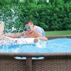 BESTWAY Piscine Tubulaire Hors Sol Power Steel Swim Vista Ronde 488 Cm - Brown 11 BESTWAY Piscine Tubulaire Hors Sol Power Steel Swim Vista Ronde 488 Cm - Brown -Piscine Soldes Boutique 18610610 5