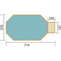Piscine De Luxe WEKA, En Bois Massif De 20,4 M3, Inclus Kit De Filtration/local/escalier Bois. - Naturel -Piscine Soldes Boutique 18745938 4