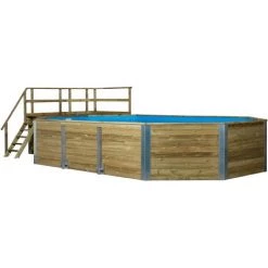 Piscine De Luxe WEKA, En Bois Massif De 25,6 M3, Inclus Kit De Filtration/local/escalier Bois. - Naturel 7 Piscine De Luxe WEKA, En Bois Massif De 25,6 M3, Inclus Kit De Filtration/local/escalier Bois. - Naturel -Piscine Soldes Boutique 18745940 2