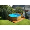 Piscine De Luxe WEKA, En Bois Massif De 11,4 M3, Inclus Kit De Filtration/local/escalier Bois. - Naturel 2 Piscine De Luxe WEKA, En Bois Massif De 11,4 M3, Inclus Kit De Filtration/local/escalier Bois. - Naturel -Piscine Soldes Boutique 18745947 1