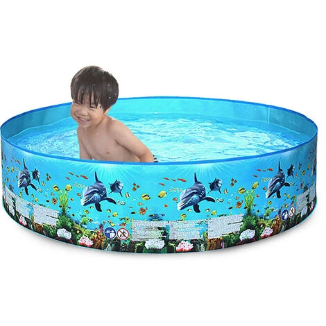 ASUPERMALL Piscine Pliant Piscine Inflation Sans Plastique Dur Portable Famille Piscine Ronde Piscine Pour Bebes Enfants Adultes 4 ASUPERMALL Piscine Pliant Piscine Inflation Sans Plastique Dur Portable Famille Piscine Ronde Piscine Pour Bebes Enfants Adultes – Image 2