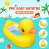 INSMA Piscine Gonflable Baignoire Natation Douche Enfant Jeux D'eau Jouet Canard Jaune -Piscine Soldes Boutique 23919941 1