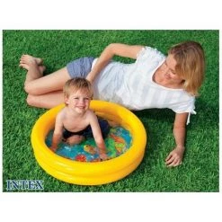 Pataugette Jaune 61 Cm De Diamètre Intex - Pataugette Pour Les Petits - Jaune