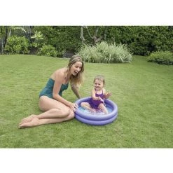 Intex - Piscine Pataugeoire Gonflable Fun Premier Age 61 X 15 Cm - Violet -Piscine Soldes Boutique 26878613 3