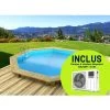 HABITAT & JARDIN Piscine Bois " Verona " - 5.10 X 1.20 M + Pompe à Chaleur Réversible "Simplicity By Hayward" ON/OFF - 5 KW - Blanc 2 HABITAT & JARDIN Piscine Bois " Verona " - 5.10 X 1.20 M + Pompe à Chaleur Réversible "Simplicity By Hayward" ON/OFF - 5 KW - Blanc -Piscine Soldes Boutique 27802237 1