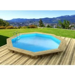 HABITAT & JARDIN Piscine Bois " Verona " - 5.10 X 1.20 M + Pompe à Chaleur Réversible "Simplicity By Hayward" ON/OFF - 5 KW - Blanc 8 HABITAT & JARDIN Piscine Bois " Verona " - 5.10 X 1.20 M + Pompe à Chaleur Réversible "Simplicity By Hayward" ON/OFF - 5 KW - Blanc -Piscine Soldes Boutique 27802237 3