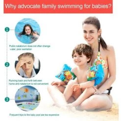 MERKMAK Piscine Gonflable Rectangulaire Piscine Gonflable Pour Enfants Epaisse Et Resistante A L Usure Adaptee Aux Adultes Et Aux Bebes 110 X 88 X 33cm -Piscine Soldes Boutique 27952135 3