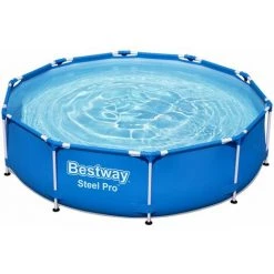 Piscine Tubulaire BESTWAY - Connemara Ø3.05m Bleue - Piscine Ronde Ø3.05m Avec Pompe De Filtration. Piscine Hors Sol. Armature Acier - Bleu -Piscine Soldes Boutique 28171321 4