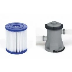 Piscine Tubulaire BESTWAY - Connemara Ø3.05m Bleue - Piscine Ronde Ø3.05m Avec Pompe De Filtration. Piscine Hors Sol. Armature Acier - Bleu -Piscine Soldes Boutique 28171321 5