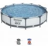 Piscine Tubulaire BESTWAY - Opalite Blanche - Piscine Ronde Ø3.6m Avec Pompe - Blanc 1 Piscine Tubulaire BESTWAY - Opalite Blanche - Piscine Ronde Ø3.6m Avec Pompe - Blanc -Piscine Soldes Boutique 28171322 1